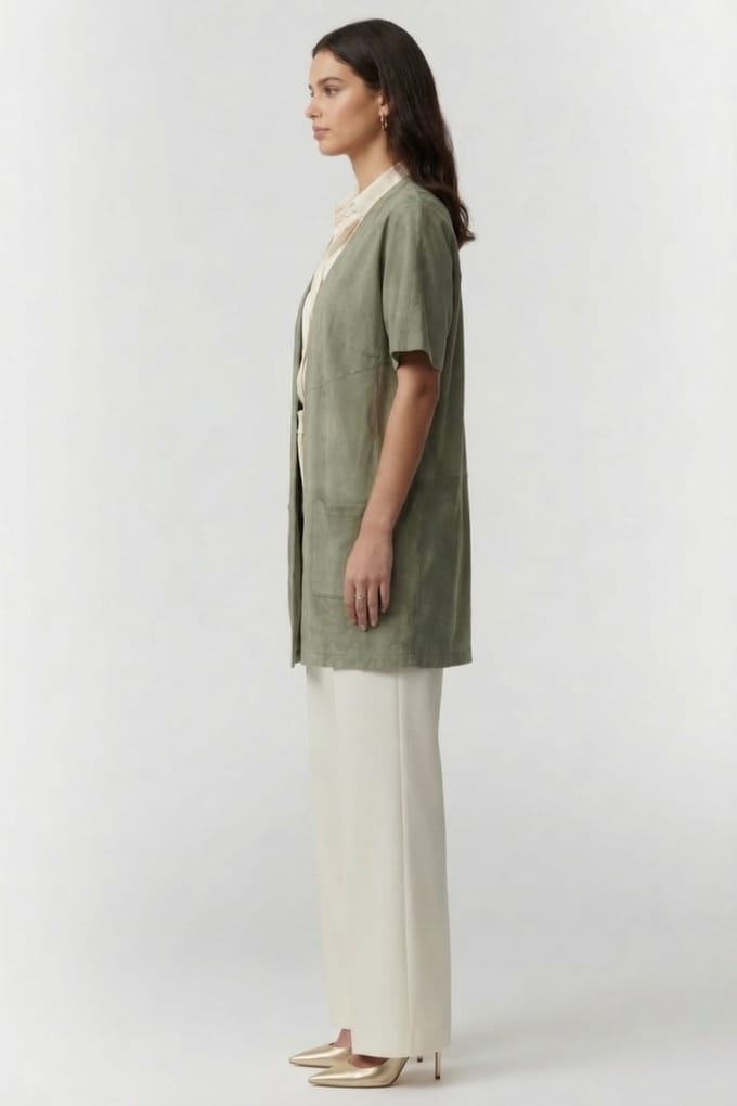 DNA Amsterdam Rose Oliva Taglia: 2 | Gilet Outlet | Donna
