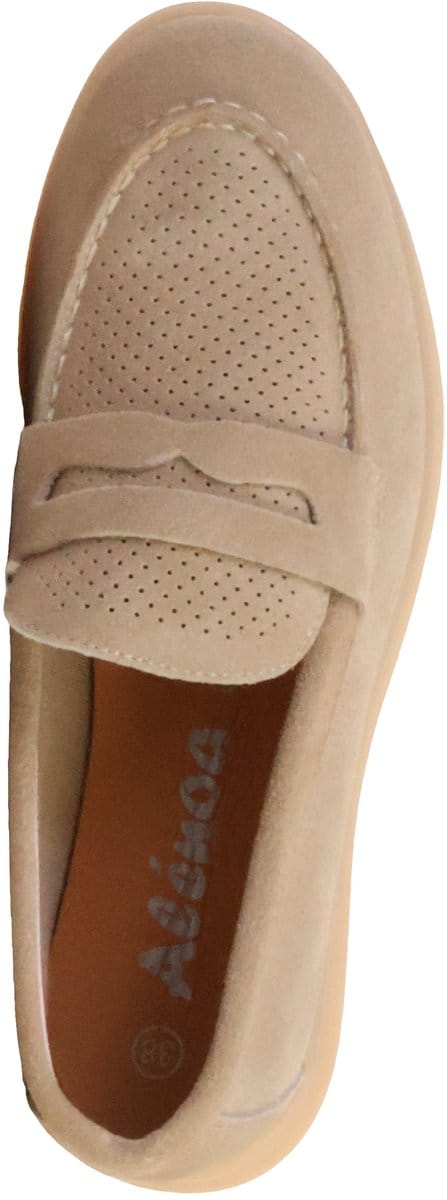 Alénoa leren mocassin