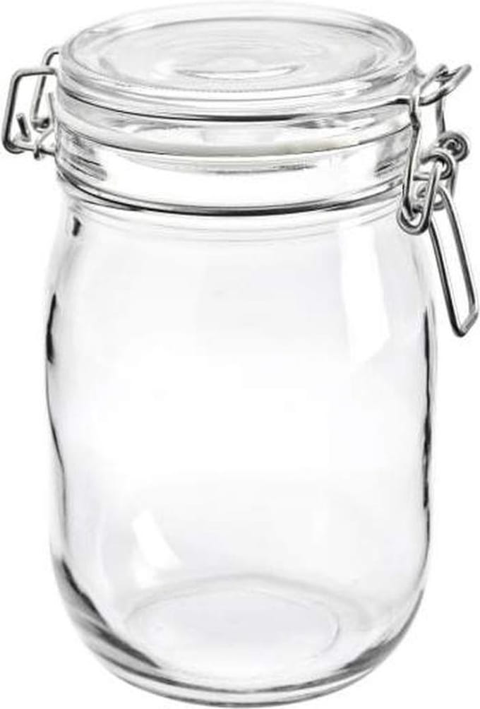 Weckpot - Voorraadpot - Transparant - 1 Liter - 1 stuks