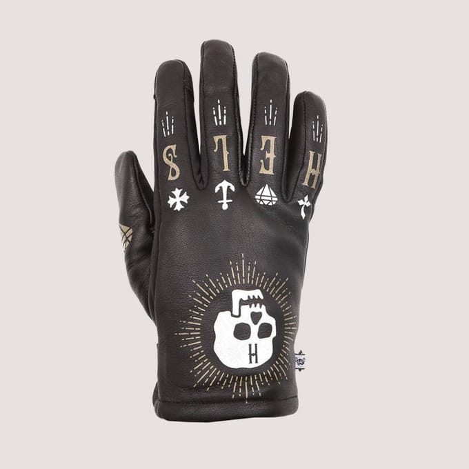 Helstons Kustom Zwart - Handschoen