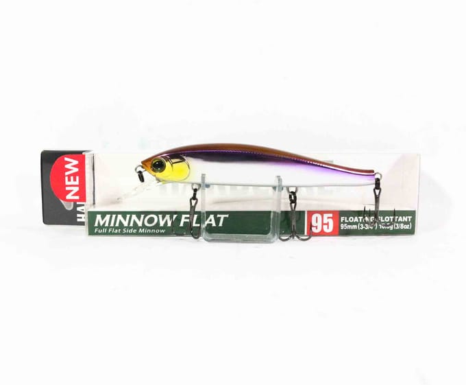 Yo Zuri Duel Hardcore Minnow Flat 95F Drijvend kunstaas R1359-MEWS (3844) gray