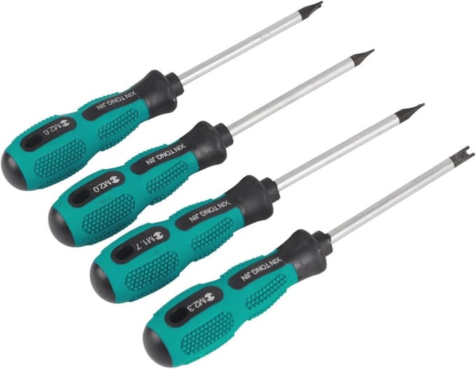 Set van 4 Magnetische U Vork Schroevendraaiers - Multifunctioneel Handgereedschap