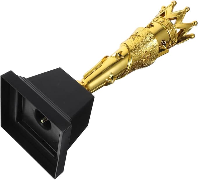 Trofee Prijs - Winnaars Bokaal - Wedstrijd Belonen - Lichtgewicht Ontwerp - 31 cm Hoog - Goud
