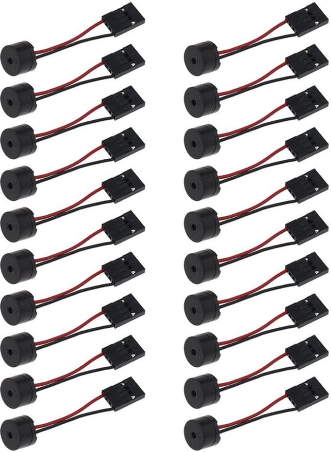 Allecto - 20 x Bip-code Interne Luidspreker - 4-pins Connector