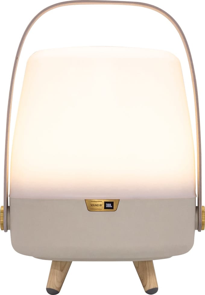 Kooduu Lite-Up Play Mini - Draagbare Speaker Lamp - Krachtig Geluid - Warm Wit Licht - Sand