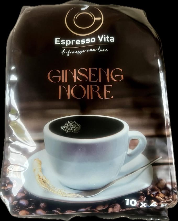 Ginseng Koffie - Ginseng Noire - Zwarte ginseng koffie - Espresso Vita