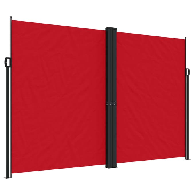 vidaXL - Tuinscherm - uittrekbaar - 220x1200 - cm - rood