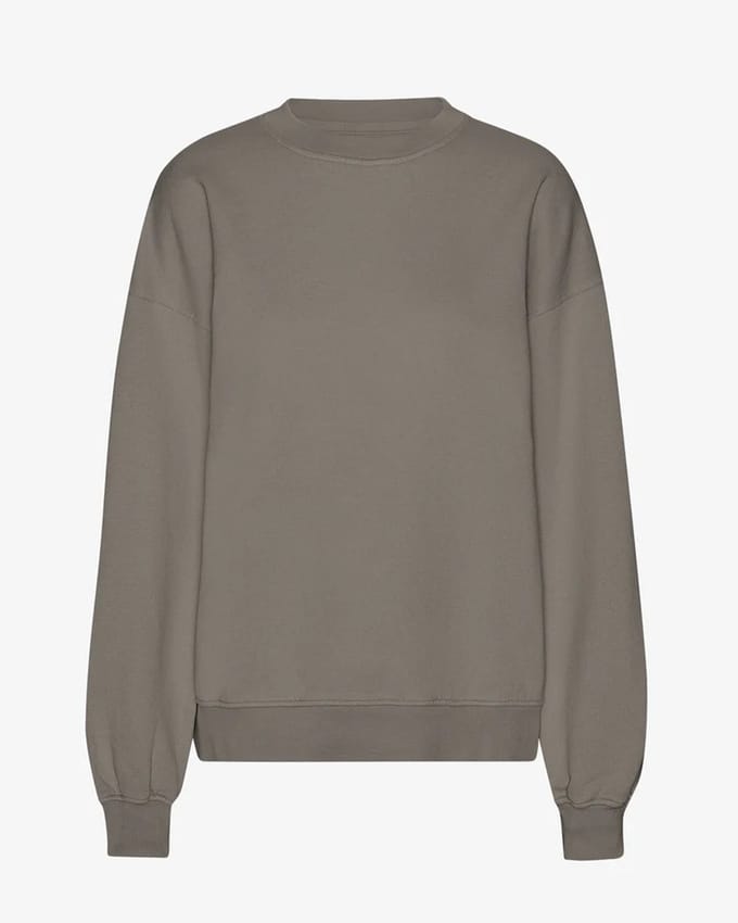 Oversized sweatshirt Colorful Standard Misty Brown