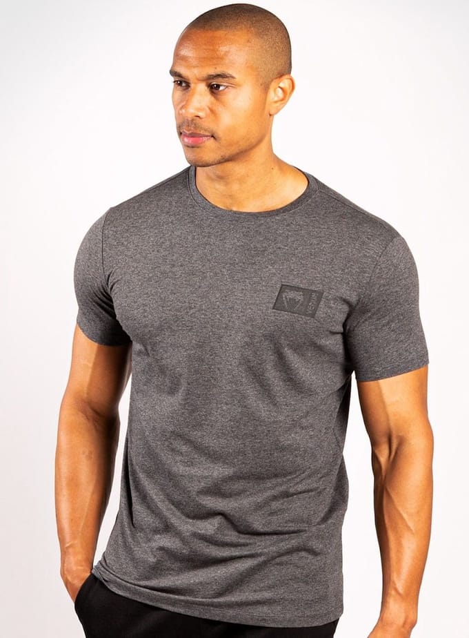 Venum Stamp T-Shirt Donkergrijs Gemêleerd - S