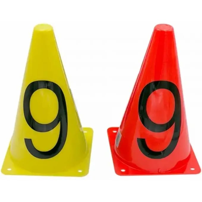 Markeerkegel Nº 9 Naranja Fluor 23 Cm