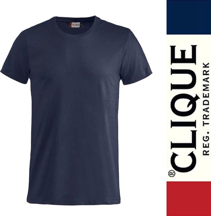 5-Pack Clique Basic-T 029030 Marineblauw Maat M