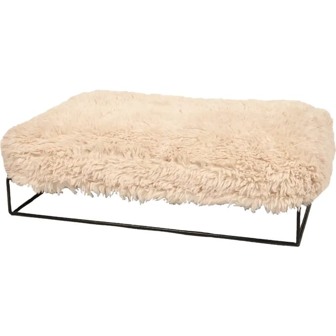 D&d Home - Hond - Amy Kussen Met Frame M - 90x65x20cm Wit - 227258