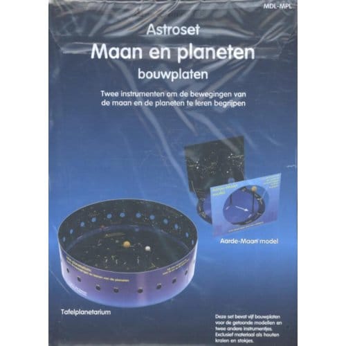 Astroset Maan En Planeten Bouwplaten - Rob Walrecht