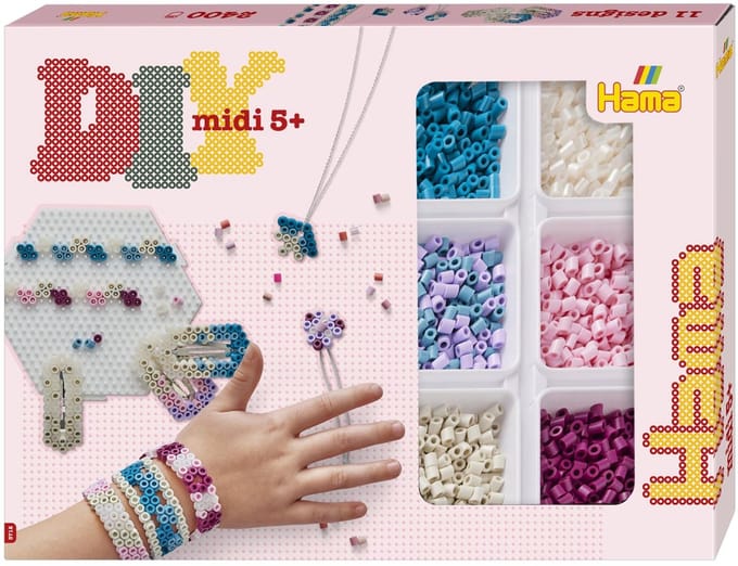 Hama Activity box Pink 2400 beads Strijkkralen & -parels