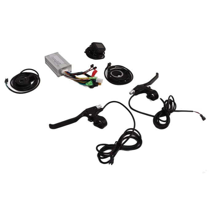 Elektrische Fiets Gemodificeerde Controller Set 17A 3 Mode Controller EN06 Paneel Duim Gashendel voor 350W black