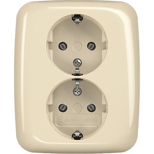 ABB Busch-Jaeger SI Wall Outlet (WCD Switchgear) - 2TKA00003900 - E2YJX