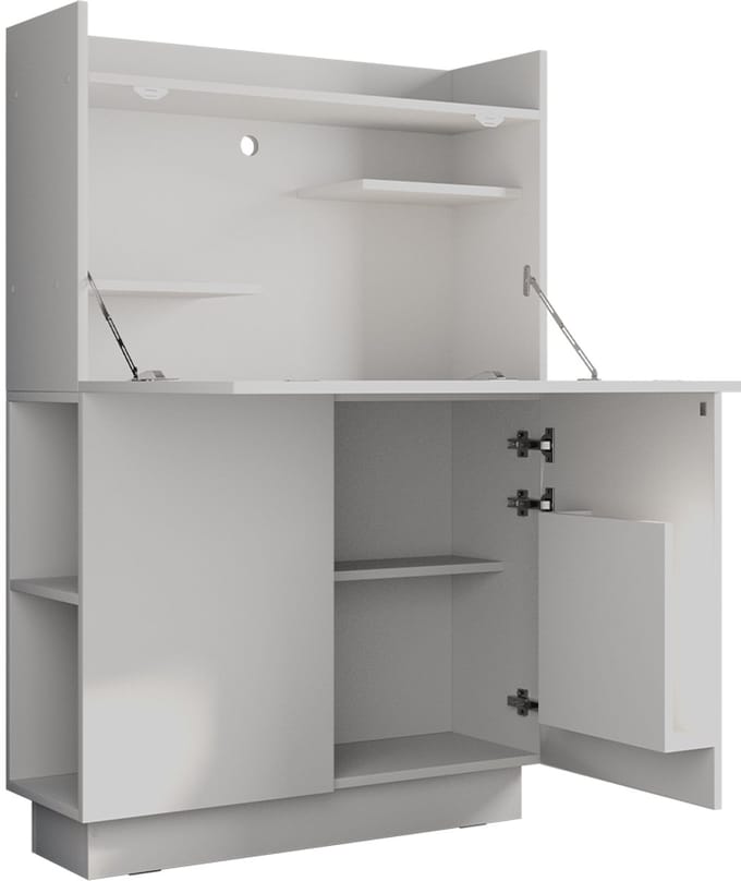 Vicco Alena Secretaire bureau – 85 x 27 cm Wit