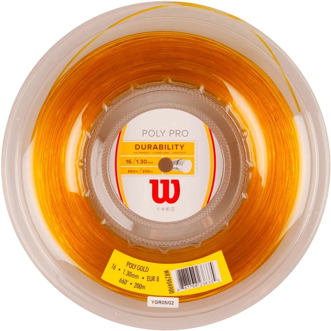 Tennissnaren Wilson Poly Gold 200 m