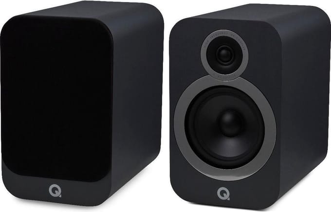 Q Acoustics 3030i Hifi - Boekenplank Luidspreker - Grijs (per paar)