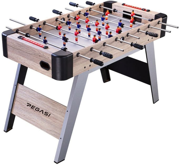 Pegasi Voetbaltafel Sport - Grijs - Kickertafel - Voetbaltafel