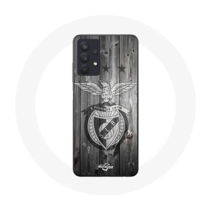 Hoesje voor Samsung Galaxy A32 4G slb benfica grijze achtergrond