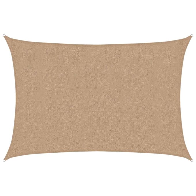 vidaXL - Zonnezeil - 160 - g/m² - 2,5x4 - m - HDPE - taupe