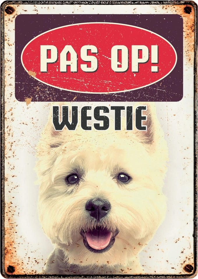 Plenty Gifts Waakbord PAS OP Westie