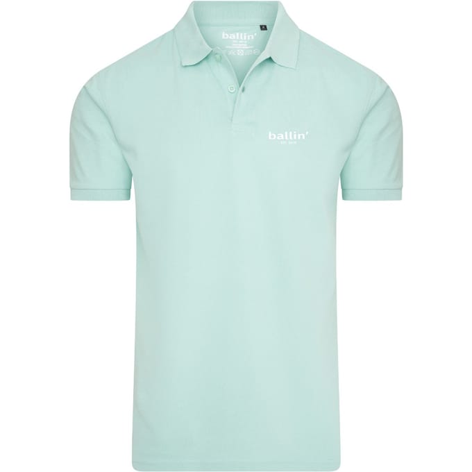 Ballin Est. 2013 - Heren Polo SS Basic Polo - Groen - Maat S