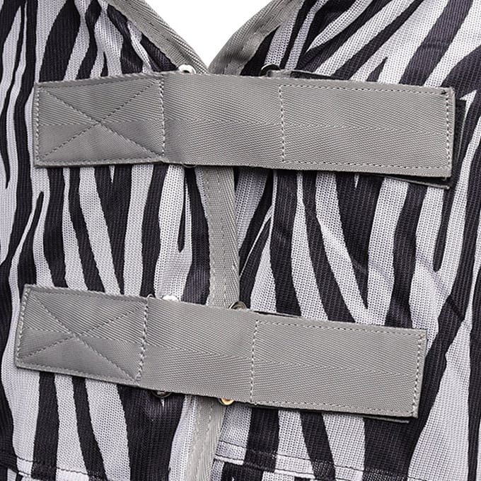 Epplejeck Vliegendeken Epplejeck Ejzebra 2.0 Full Neck Zwart-wit - 130/175