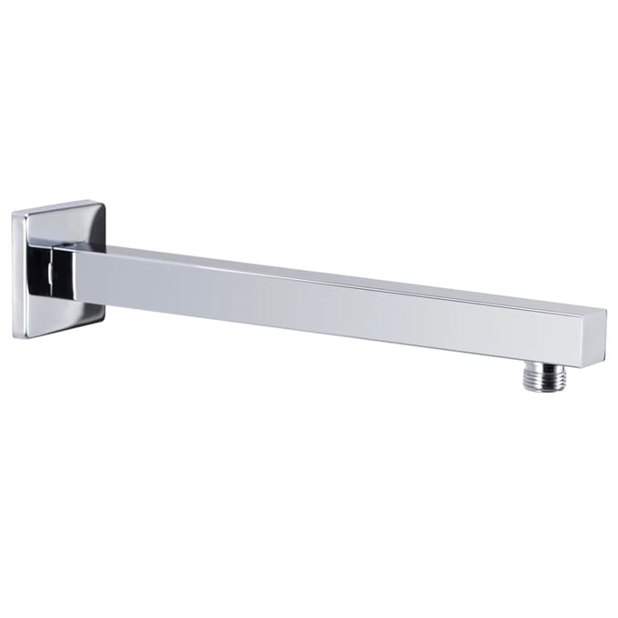 vidaXL - Douchearm - vierkant - 30 - cm - roestvrij - staal - 201 - zilverkleurig