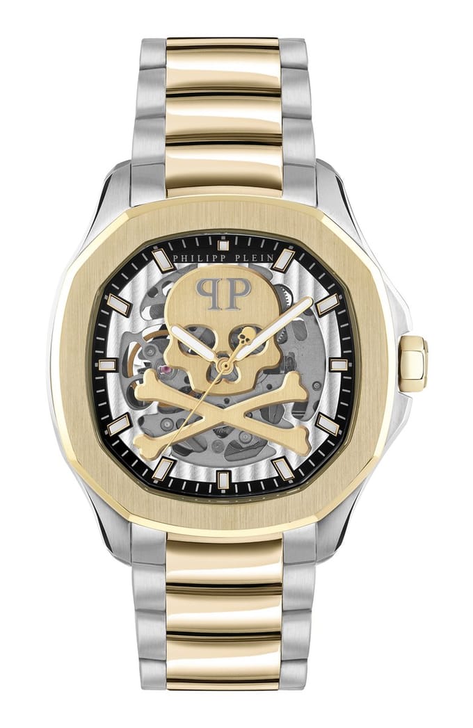 Philipp Plein PWRAA0323 $keleton $pectre Automatisch Herenhorloge 42mm goud
