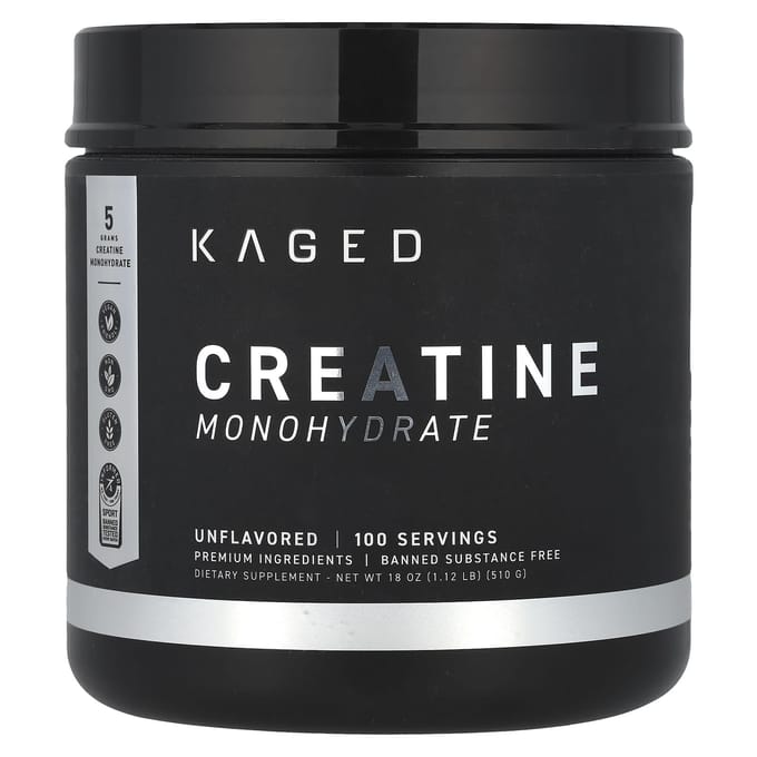 Kaged, creatine monohydraat, ongearomatiseerd, 1,12 lb (510 g)