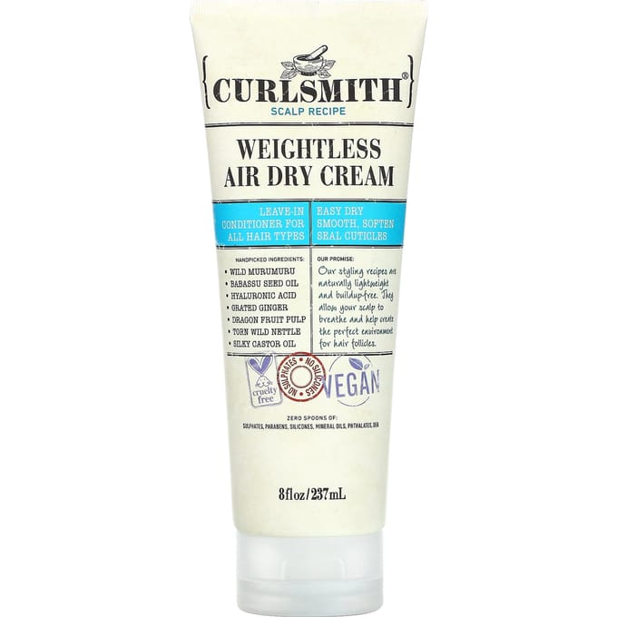 Curlsmith Weightless Air Dry Cream 237ml - CG methode - Curly Girl