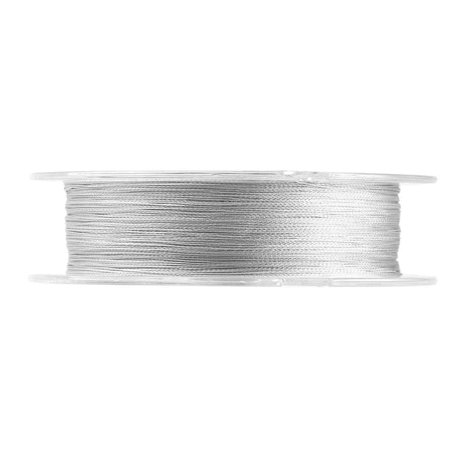 100m PE Gevlochten 4 Strengen Super Sterke Vislijnen Multifilament Vis Touw Koord Grijs (1.5) grijs