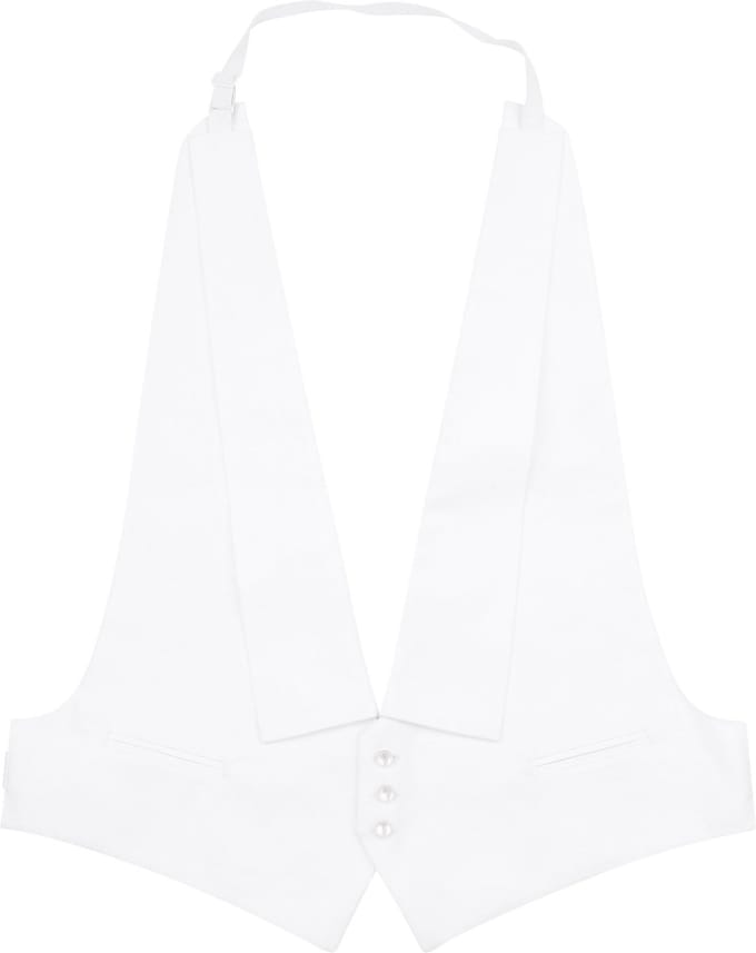 Rokvest Moldau Wit - Maat XL - Heren - Rokwit