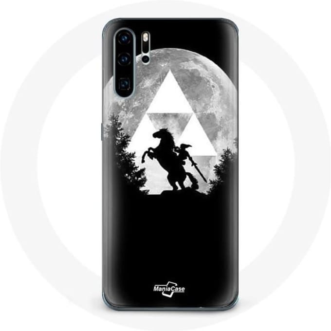 Coque pour Huawei P30 - Zelda - Souple - Noir - Protection - Mixte