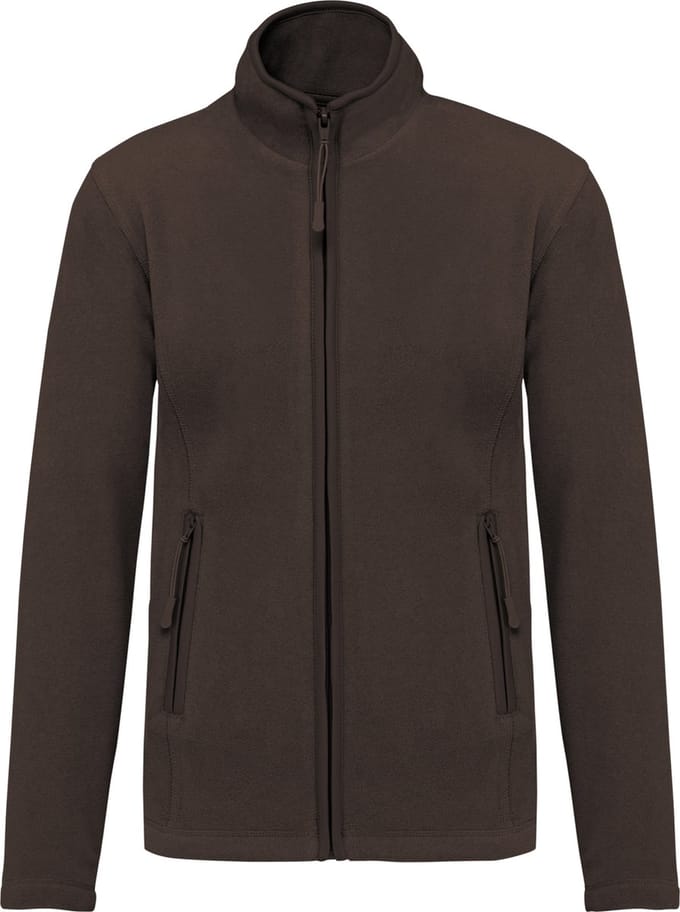 Kariban Microfleece met rits dames K907 - Chocolate - M