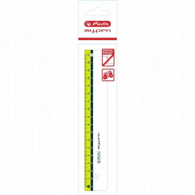 Transparant Liniaal 17 cm - Ideaal voor School in Kantoor