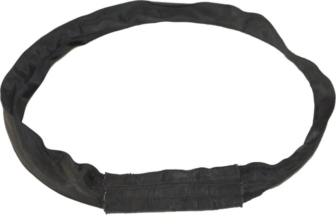 lightmaXX Rundschlinge WRS 20, schwarz 3m Nutzlänge, m. Stahleinlage - Laadlus