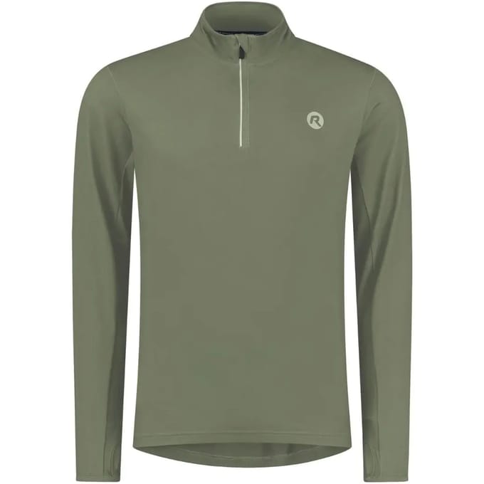 Rogelli Core Heren Hardloopshirt - Lange Mouw - Duimgat - Groen