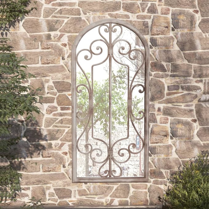 Vidaxl Lustre de Jardin, Couleur Sable, 100X45 Cm, Cadre en Fer