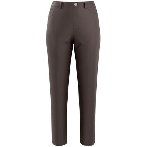 ESMARA Dames broek slim fit (Bruin, 46)