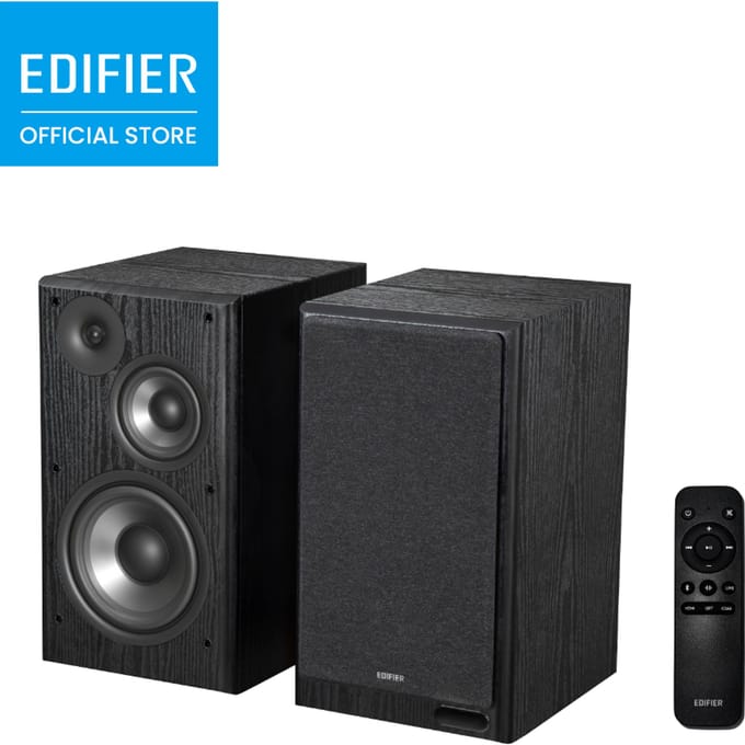 EDIFIER R2750DB MKII 144W RMS 3-weg actieve boekenplankluidsprekers Hi-Res draadloos LDAC Bluetooth 6.0 HDMI EARC optisch coaxiaal 7' woofer zijden tweeter ConneX-app