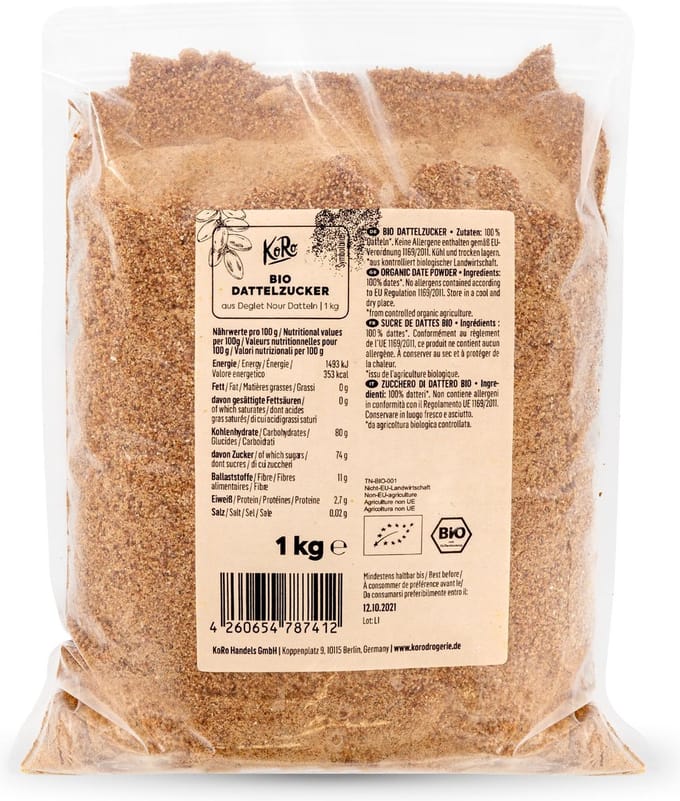 KoRo | Bio dadelsuiker 1 kg