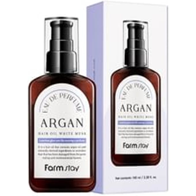 Farmstay Eau De Parfum Argan Haarolie Witte Muskus (100ml) - Glans & Voeding