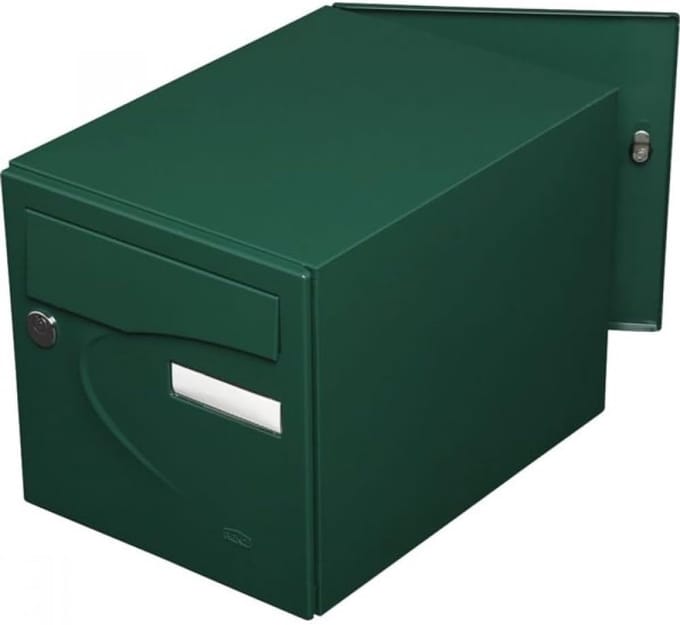 Brievenbus met Deuren - Postkast Dubbel - Veilig Post Ontvangen - Standaard Model - Groen