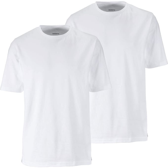 Babista herren T-Shirts, Set Van 2 - 52/54 - wit - Plus Size