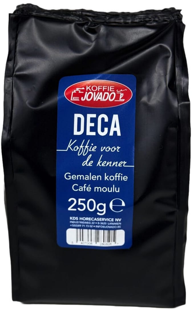 Deca 250g gemalen koffie JOVADO