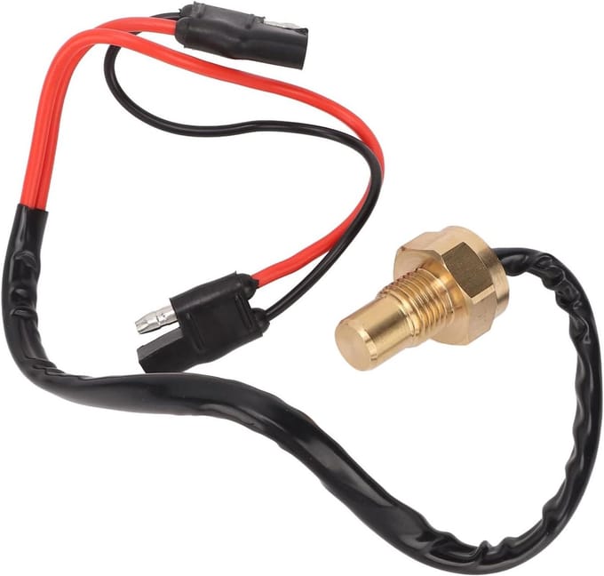 Schakelaar Ventilator Sensor - Koeling Motoronderdeel - Motor Koelen - Hoge Sterkte Materiaal - 1 Stuk - Zilver