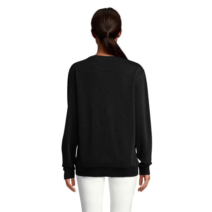 SOLS Uniseks Comet Sweatshirt voor volwassenen (Zwart)